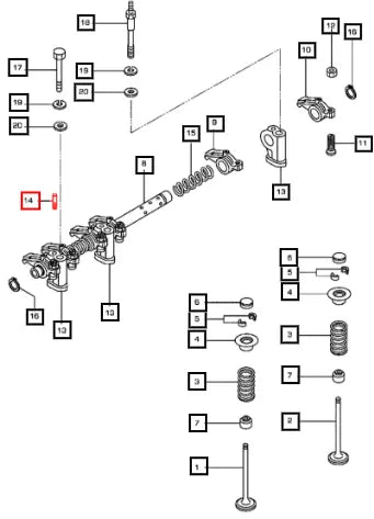 Mahindra Tractor Pin Grooved Mm432145 006054117K01 Mahindra Direct Parts