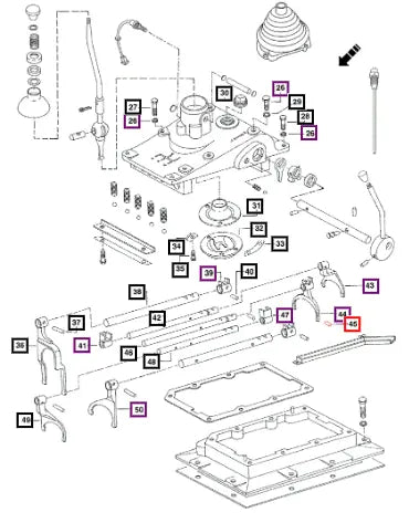 Mahindra Tractor Pin Inter Lock 005551624R1