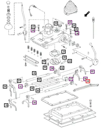 Mahindra Tractor Pin Inter Lock 005551624R1 Mahindra Direct Parts
