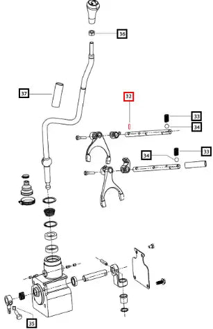 Mahindra Tractor Pin Interlock 006509756U1 Mahindra Direct Parts