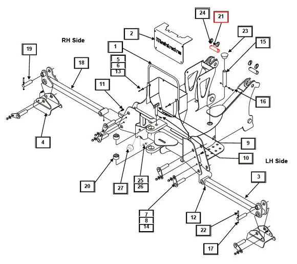 Mahindra Tractor Pin KMW05505062 Mahindra Direct Parts