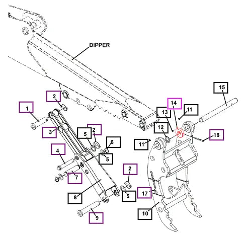 Mahindra Tractor Pin Lock ATI111027 Mahindra Direct Parts