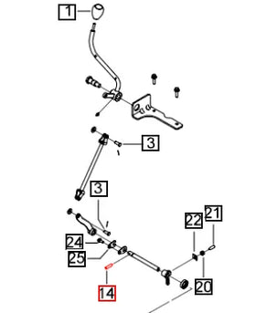 Mahindra Tractor Pin - PTO Lever 006515576V91 Mahindra Direct Parts