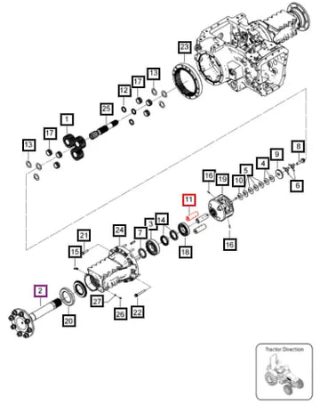 Mahindra Tractor Pin Planetary 006510503V1 Mahindra Direct Parts