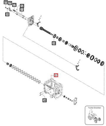 Mahindra Tractor Pin Rail Interlock 006518127V1 Mahindra Direct Parts