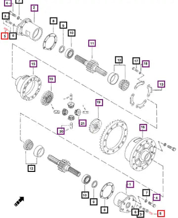 Mahindra Tractor Pin Roll 003071404R1 Mahindra Direct Parts