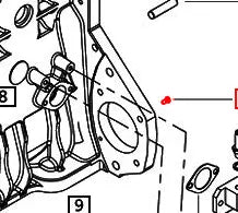 Mahindra Tractor Pin - Sealing For Fuel Timing 000020751E05 Mahindra Direct Parts