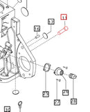 Mahindra Tractor Pin - Sealing For Fuel Timing 000020751E05 Mahindra Direct Parts