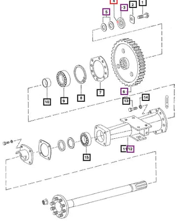 Mahindra Tractor Pin Slotted Spring 005555814R1 Mahindra Direct Parts