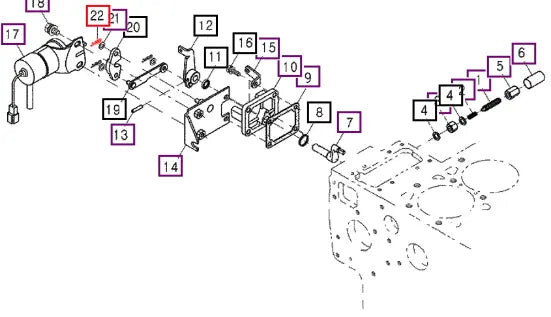 Mahindra Tractor Pin Snap (for 1547160162) F/2810/3510/411 552550600 Mahindra Direct Parts