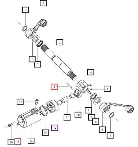 Mahindra Tractor Pin Spring E007204217D1 Mahindra Direct Parts