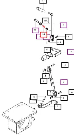 Mahindra Tractor Pin Spring Guide 2wd-4wd 007536161C1 Mahindra Direct Parts