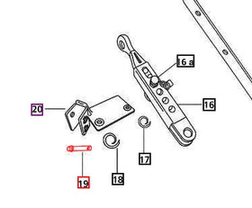 Mahindra Tractor Pin Std. Hd. 5/8'’x3-3/8'’ 003044309R1 Mahindra Direct Parts