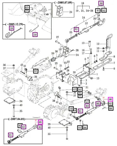 Mahindra Tractor Pin , 20x59 S2167091722 Mahindra Direct Parts