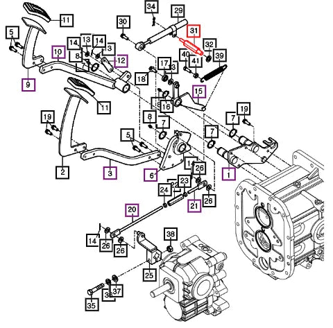 Mahindra Tractor Pin , Oil Damper 10532310090 Mahindra Direct Parts