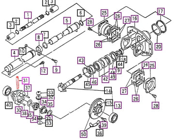 Mahindra Tractor Pin (14x94) (for Front Axle Drive) 15684320060 Mahindra Direct Parts