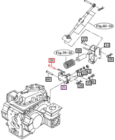 Mahindra Tractor Pin (19x122) (for Top Link) F/3 15645250010 Mahindra Direct Parts