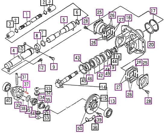 Mahindra Tractor Pin (a) (spec.8x28) (for Front Axle) 15504320040 Mahindra Direct Parts