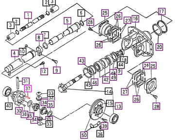 Mahindra Tractor Pin (a) (spec.8x28) (for Front Axle) 15504320040 Mahindra Direct Parts
