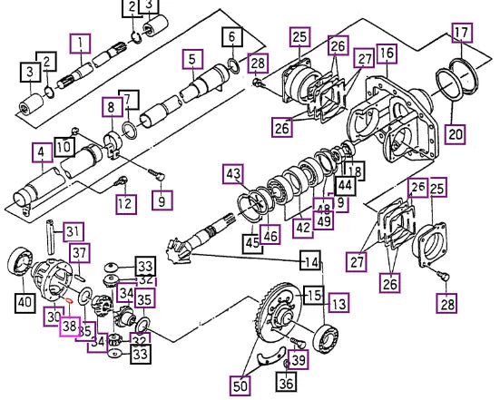 Mahindra Tractor Pin (b) 9for Front Axle Drive) 15504320030 Mahindra Direct Parts