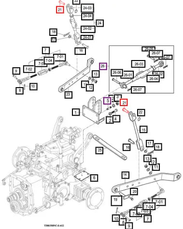Mahindra Tractor Pin, 19x69 16705020050 Mahindra Direct Parts