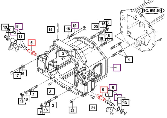 Mahindra Tractor Pin, Brake Arm 14723280010 Mahindra Direct Parts