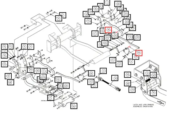 Mahindra Tractor Pin, Clevis (1/2 X 1-3/4) AME013455 Mahindra Direct Parts