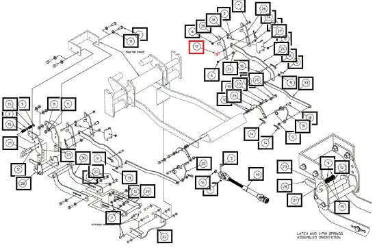 Mahindra Tractor Pin, Clevis (3/4 X 1-1/4) AME013356 Mahindra Direct Parts