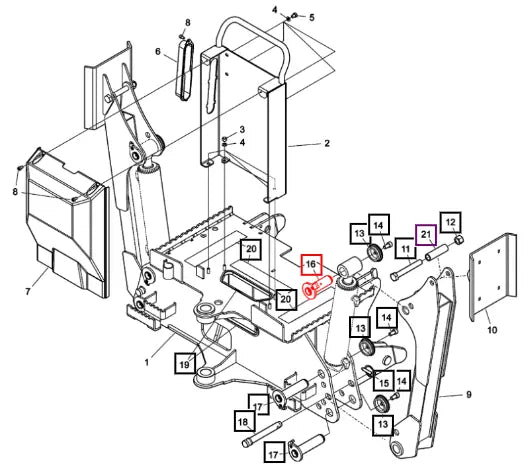 Mahindra Tractor Pin, D=30, L=93 60049939ALO Mahindra Direct Parts