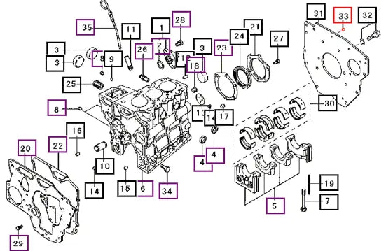 Mahindra Tractor Pin, Dowel 30A0700701 Mahindra Direct Parts