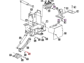Mahindra Tractor Pin, Foot Y100-203030 Mahindra Direct Parts