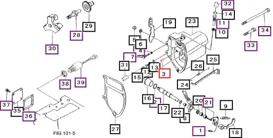Mahindra Tractor Pin, Grooved K8712630 Mahindra Direct Parts