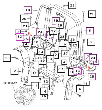 Mahindra Tractor Pin, Hinge 19043903000 Mahindra Direct Parts