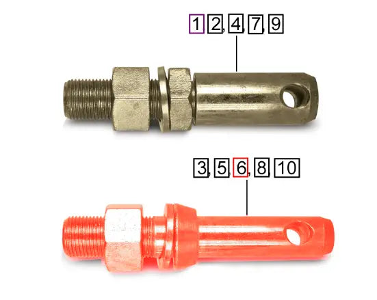 Mahindra Tractor Pin, Implement Cat#2 Forg L1009900083 Mahindra Direct Parts