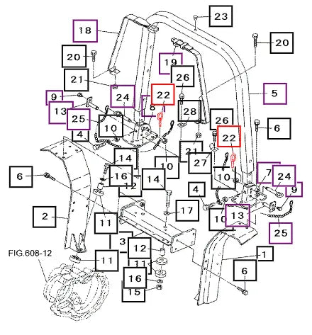 Mahindra Tractor Pin, Linch 19043905000 Mahindra Direct Parts