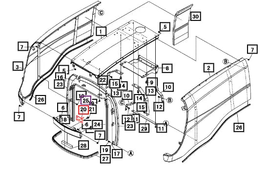 Mahindra Tractor Pin, Lock 10561146001 Mahindra Direct Parts