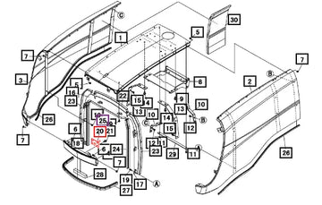 Mahindra Tractor Pin, Lock 10561146001 Mahindra Direct Parts