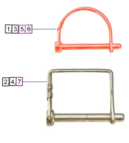 Mahindra Tractor Pin, Lock 5/16 Pto L1009900142 Mahindra Direct Parts