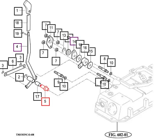 Mahindra Tractor Pin, Position 16705060051 Mahindra Direct Parts