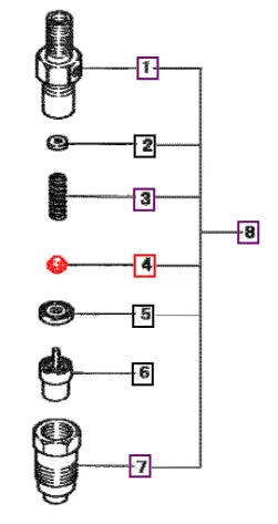 Mahindra Tractor Pin, Pressure MM501838 Mahindra Direct Parts