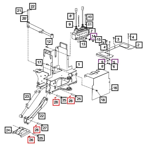 Mahindra Tractor Pin, Split 0832-105035 Mahindra Direct Parts