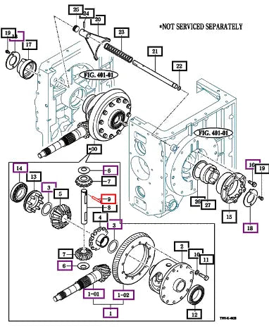 Mahindra Tractor Pin, Spring 6x36 V5801406036 Mahindra Direct Parts