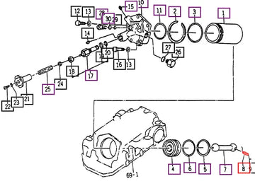 Mahindra Tractor Pin, Spring V5801408060 Mahindra Direct Parts