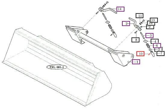 Mahindra Tractor Pin, Spring, 8x32 V5801408032 Mahindra Direct Parts