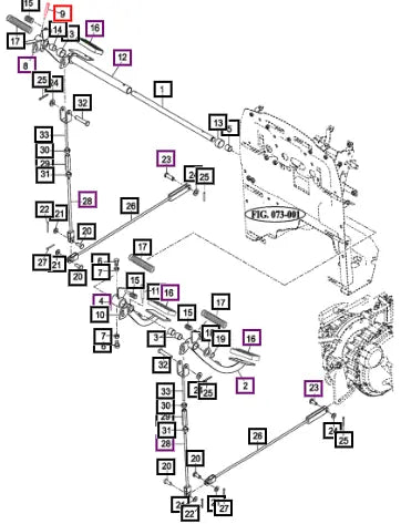 Mahindra Tractor Pin, Taper Split 8x50 V5111008050 Mahindra Direct Parts