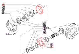 Mahindra Tractor Pinion Bearing 006500412C1 Mahindra Direct Parts