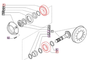 Mahindra Tractor Pinion Bearing 006500412C1 Mahindra Direct Parts