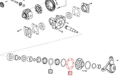 Mahindra Tractor Pinion Centralizing Shim 0.05mm E006505686D1