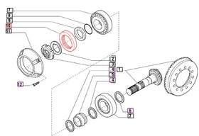 Mahindra Tractor Pinion Seal 006500416C1 Mahindra Direct Parts