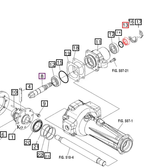 Mahindra Tractor Pinion Seal Bushing 69542-60601 Mahindra Direct Parts
